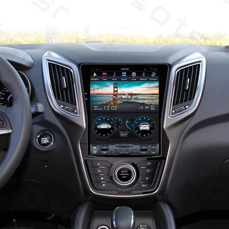 Android 8.1 Tesla Styel Car DVD Player GPS Navigation For Changan CS75 Auto Stereo Radio Multimedia Player Unit