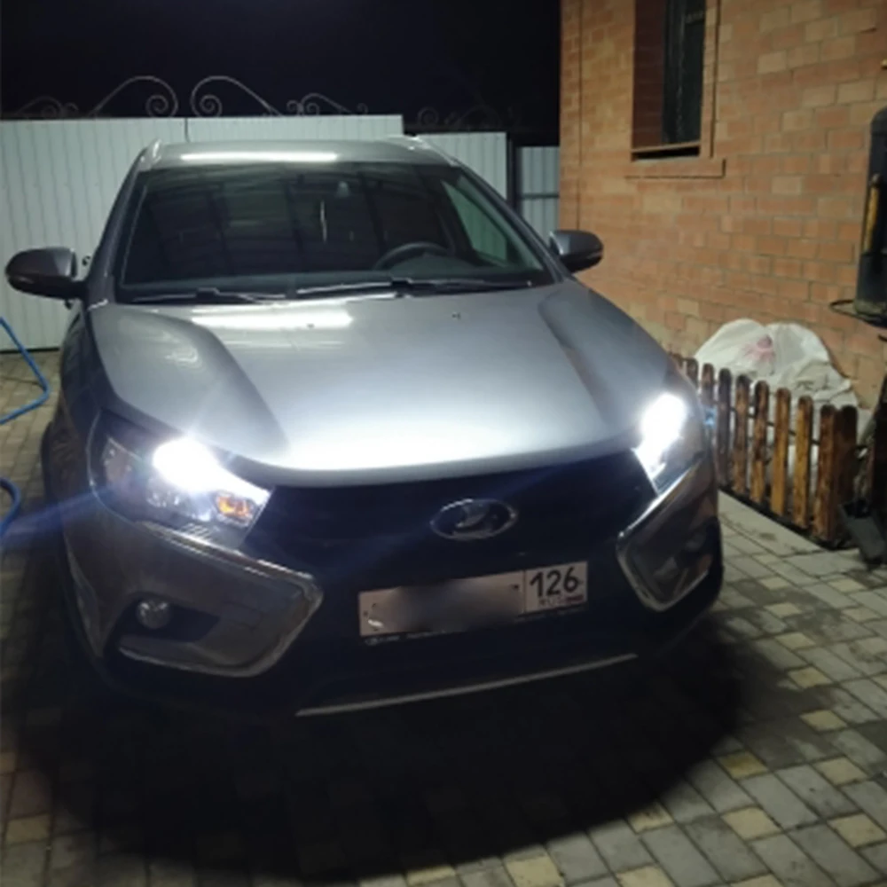 Передние Светодиодные ДХО BMTxms T20 W21/5W 7443 SRCK автомобильные лампы W5W W16W P21W P21/5W