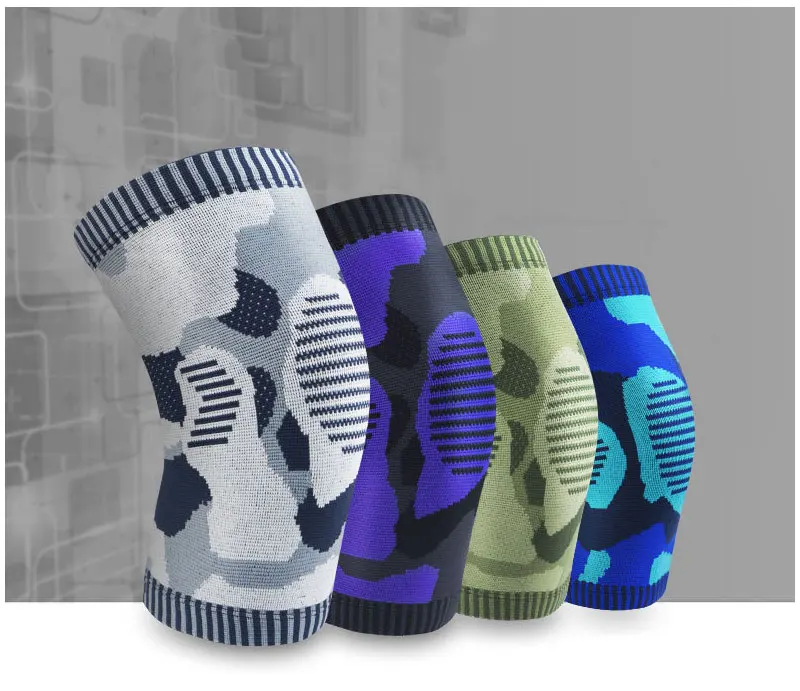 Fitness Running Cycling Knee Support Braces Elastic Nylon Sport Compression Knee Pad Sleeve for Basketball Volleyball