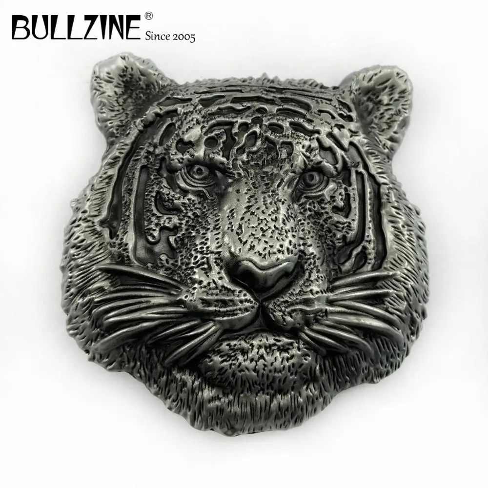 В Bullzine Тигр пряжки ремня с оловянной отделкой FP 02780 подходит для детей на возраст