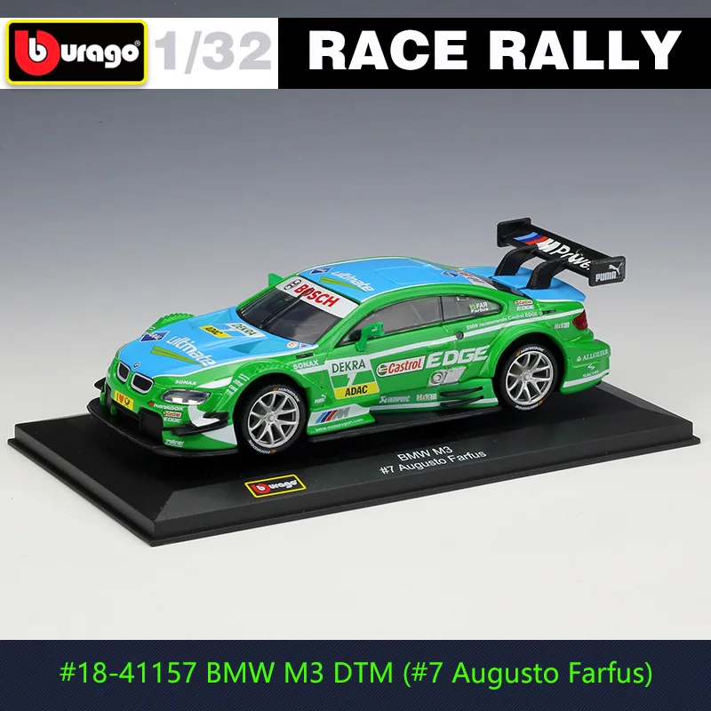 BBURAGO1:32 BMW M3 DTM 1 # Bruno Spengler металлические модельные игрушки для детей подарок на день