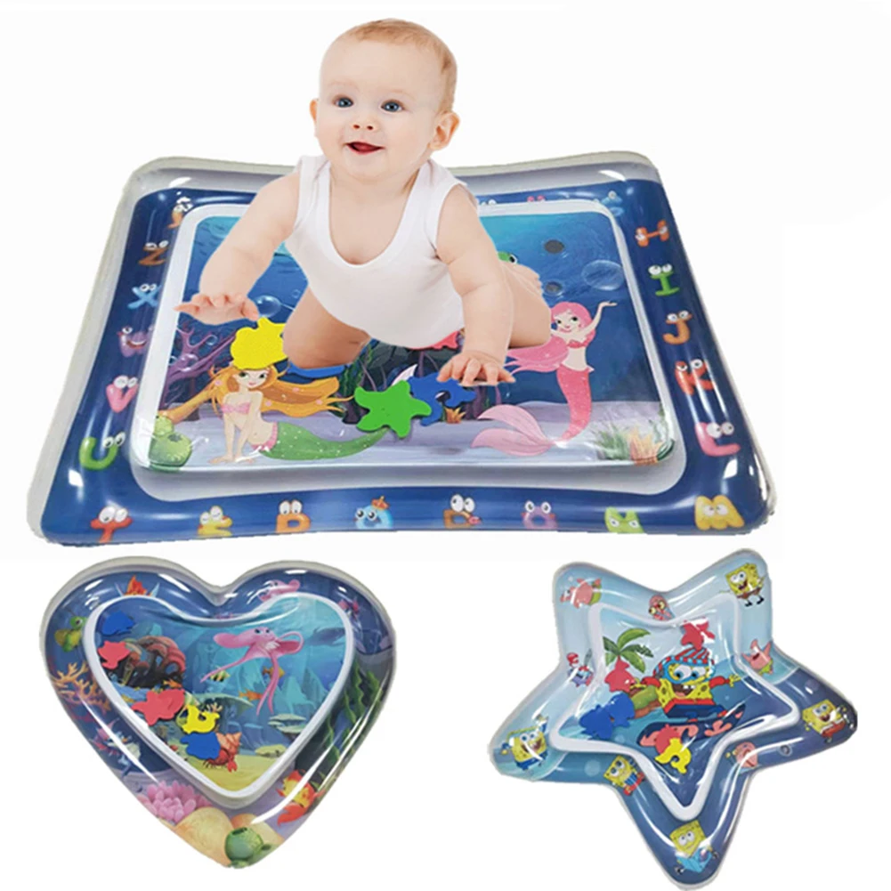 

Inflatable Water Mat Baby Cushion Ice Patted Pad Playmat Early Education Infant Safety Summer Play Toys Fun Activity Play Center