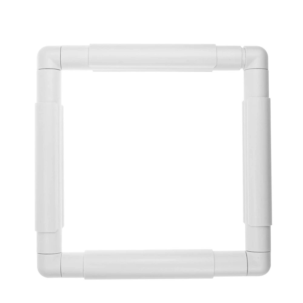 

1PC Assemble Plastic Embroidery Hoop Frame Plastic Cross Stitch Craft Tool for Plastic Snap Frame Square Shape DIY Sewing Tools