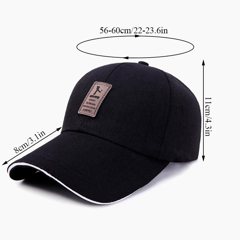 

Fashion Baseball Cap Summer Golf Cap Sun Hat Casual Adjustable Trucker Hat Sun Protection Four Seasons Canvas Outdoor Cap Female