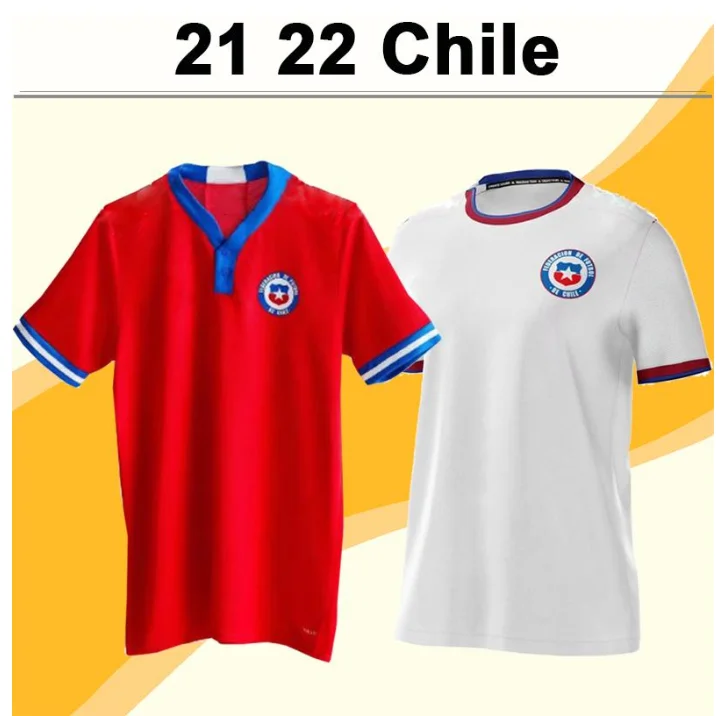 

2021 22 Chile Soccer jersey America's Cup Home Red away shirt A.VIDAL VALDIVIA ALEXIS Vidal VARGAS MEDEL Match training uniform