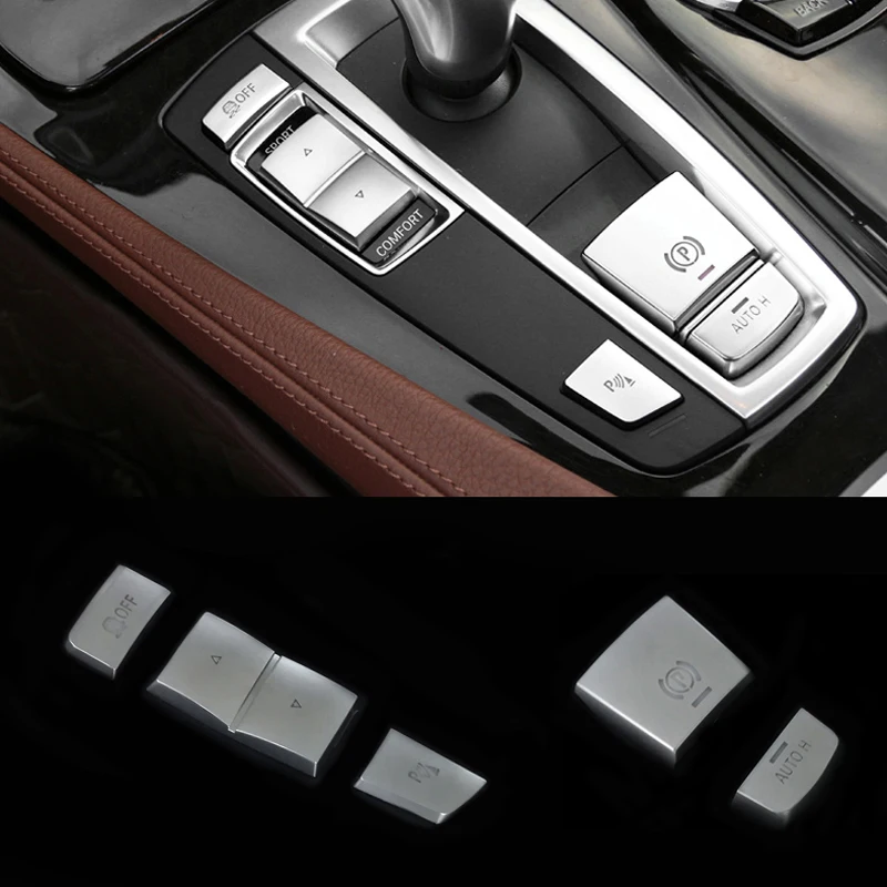 Стикер для кнопки ручного тормоза BMW 5 серии G30 G38 защитный переключатель из сплава