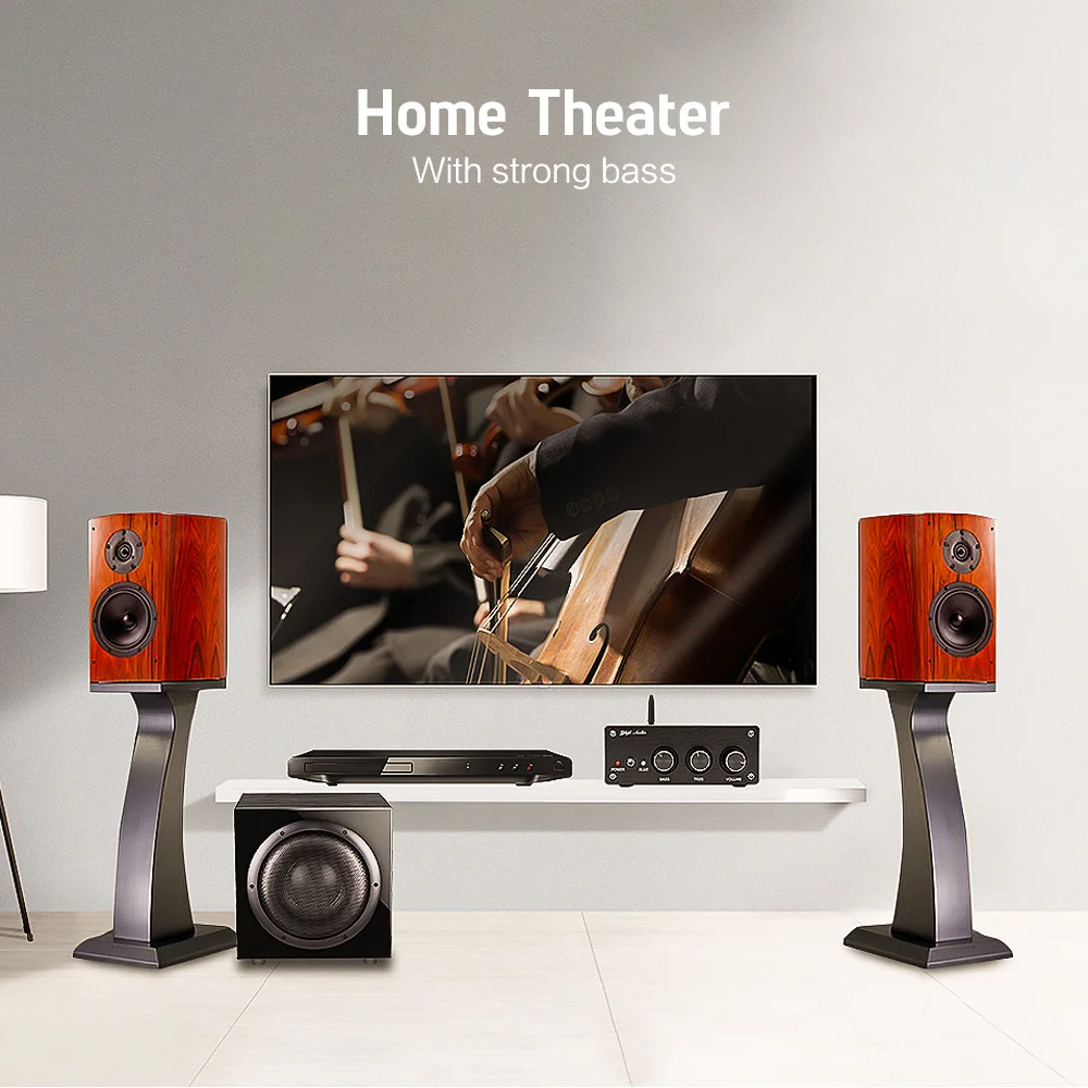 AIYIMA TAS5613 Bluetooth 5,0 усилитель 75Wx2+ 150 Вт сабвуфер усилители 2,1 канальный усилитель звука PCM5102A декодер DAC домашний кинотеатр