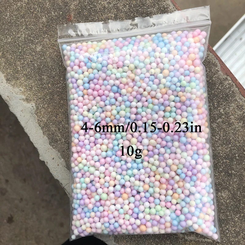 

Ballon Foam Filler 4-6mm Small Tiny Beads Craft Bubble BallsParty Decoration Macaron Color Gift Box Filling Foam Balls