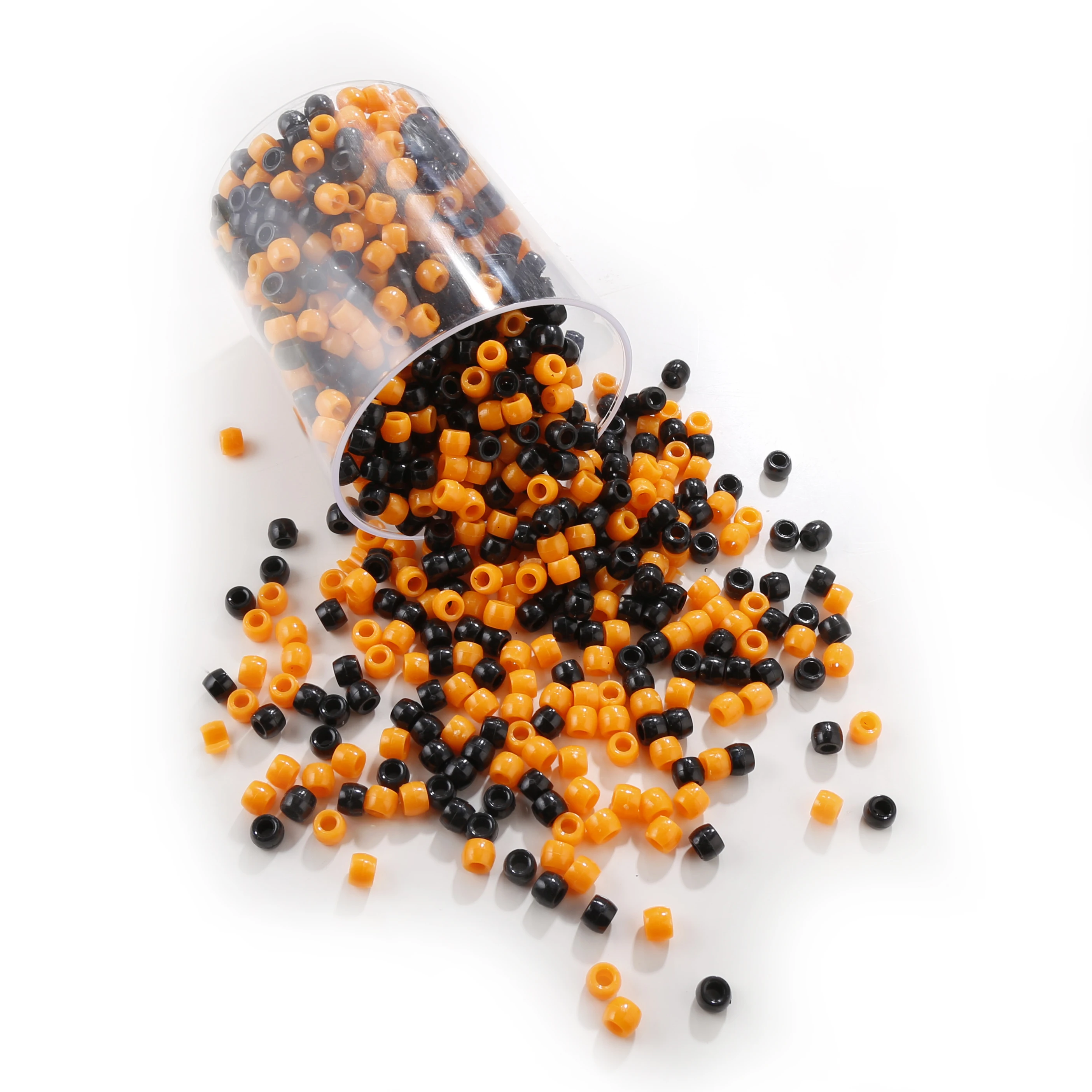 6*8 мм акриловый бисер с большими отверстиями пасхальные цвета 1000 шт./кор.