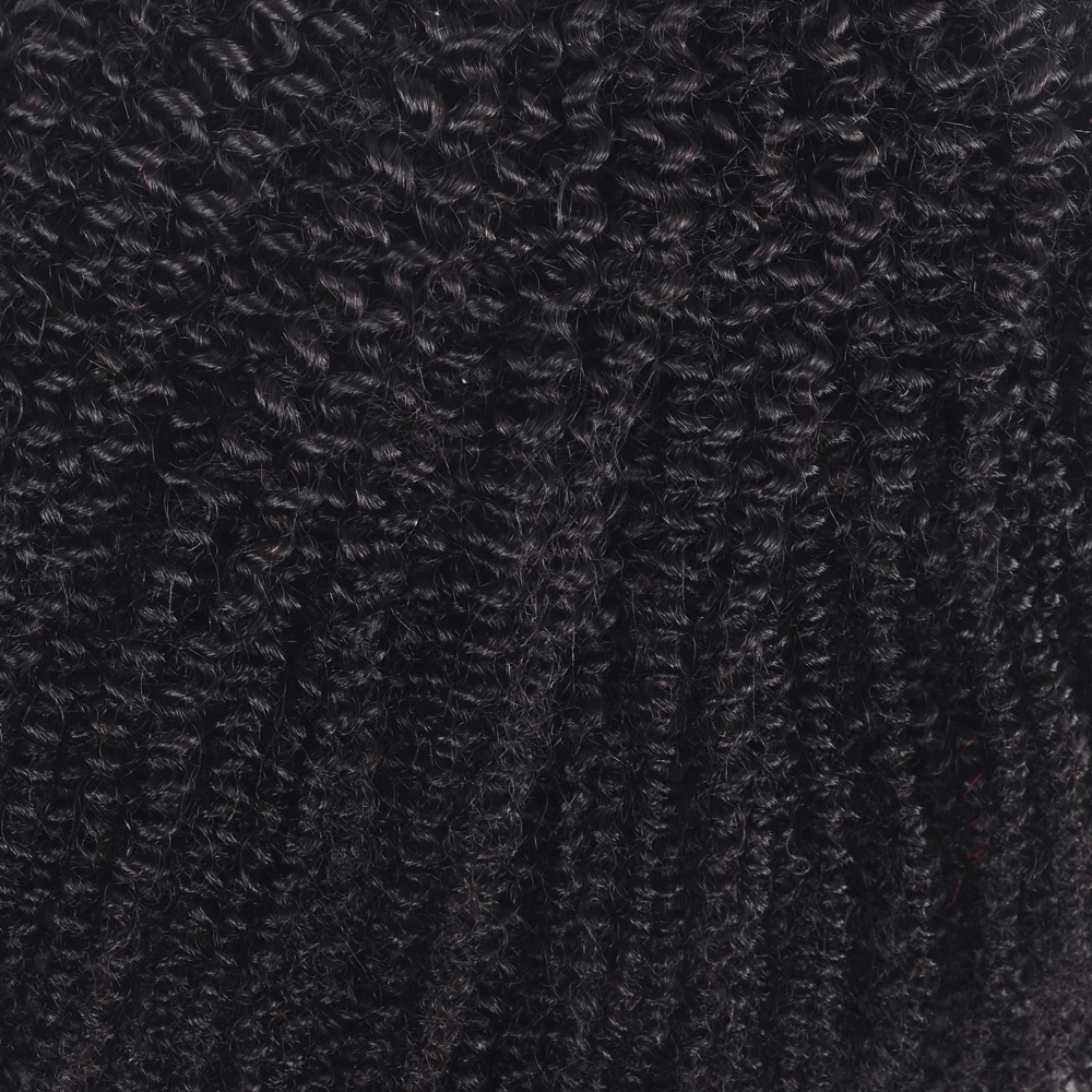 Re4U афрокудрявые вьющиеся волосы Remy для наращивания 8 шт. 125 г зажим-невидимка с