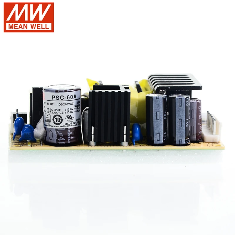 MEAN WELL PSC 60 Series DC13.8V DC27.6V 60W одиночный выход с зарядным устройством для аккумулятора