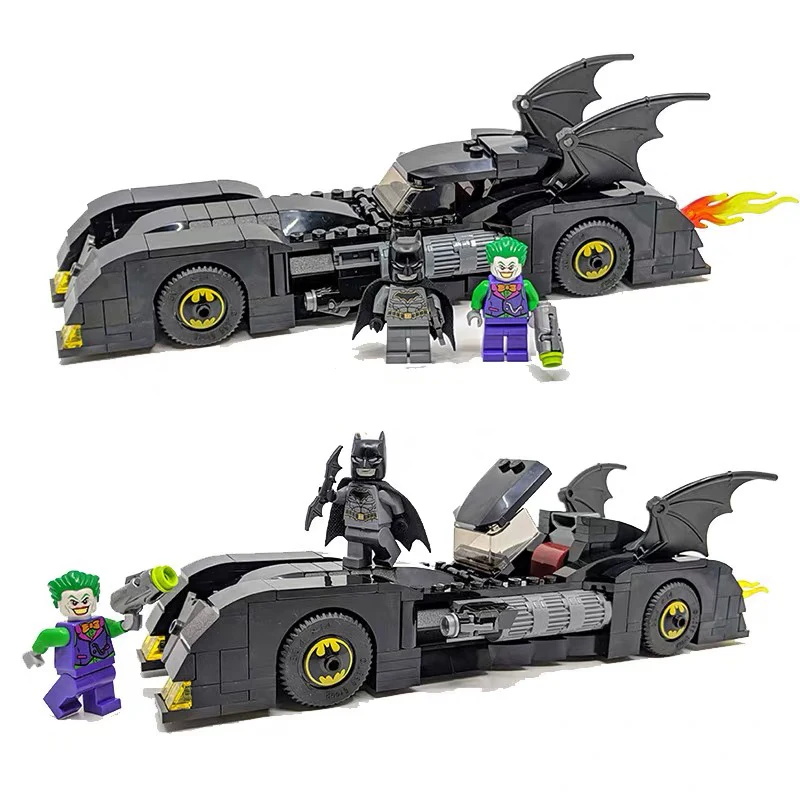 Batmaned super heros 354 шт преследованная Джокера Бэтмобиль установка chariot строительство