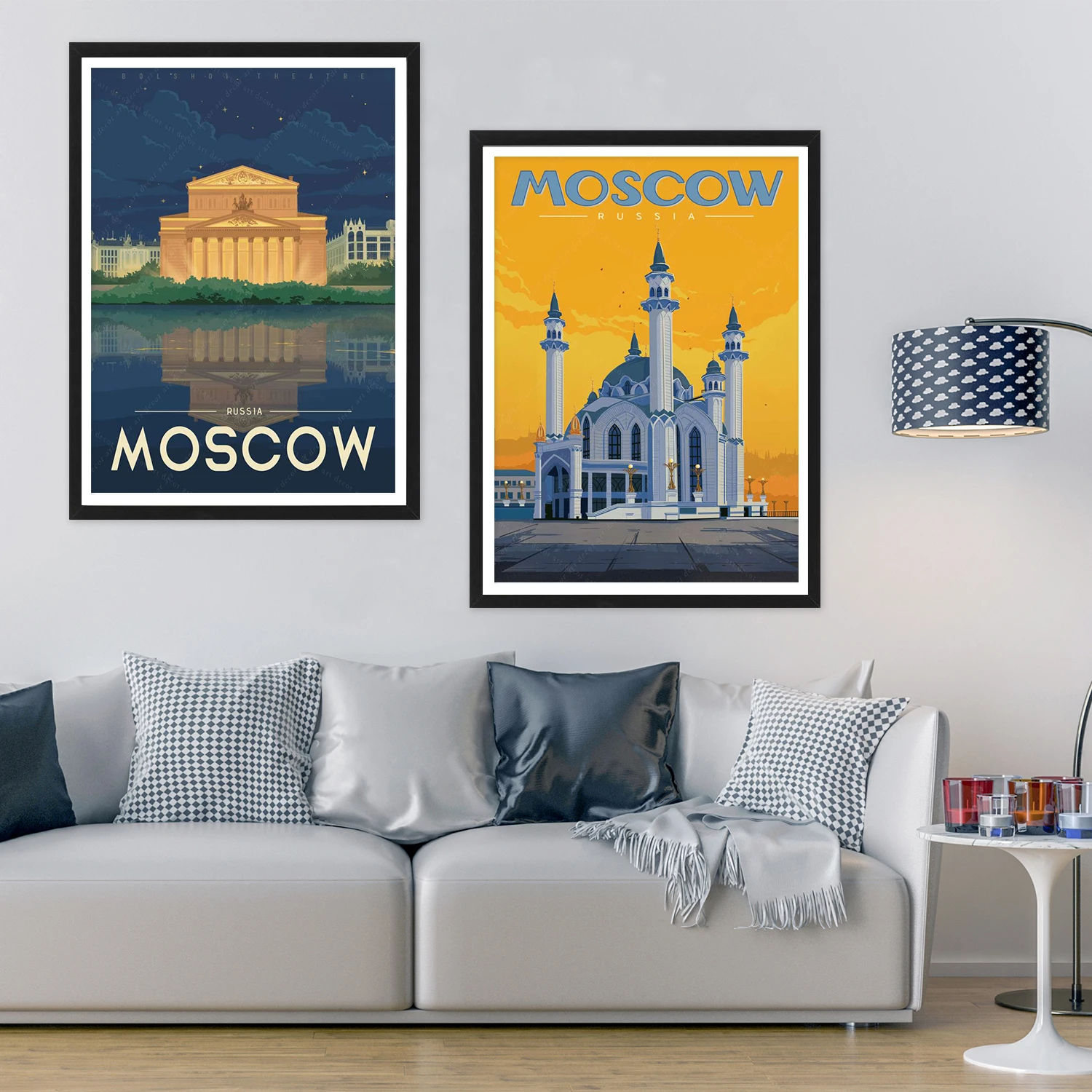 Российский Красный Квадрат Кремль Ландшафтное искусство постеры живопись на холсте настенные наклейки винтажный крафт-постер домашний декор подарок.