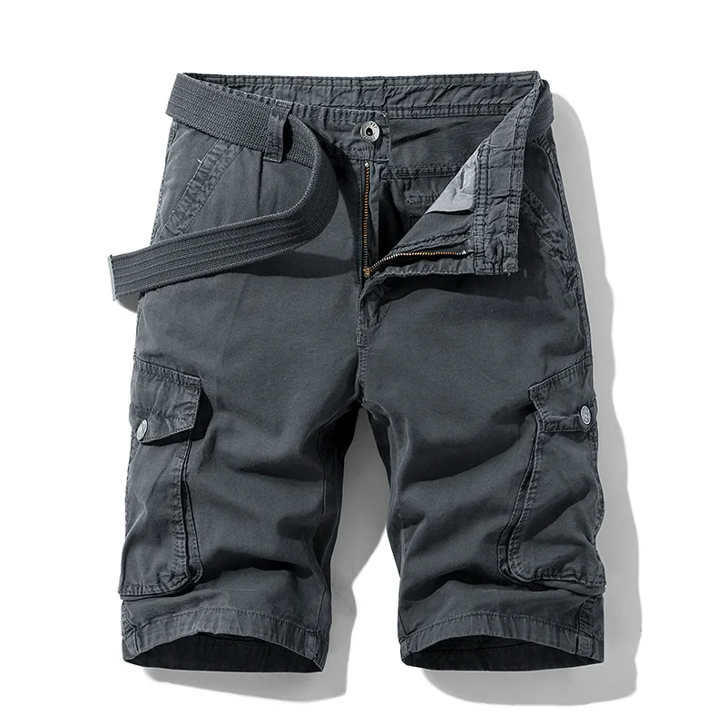 

Summer Cargo Shorts Military Cotton Casual Male Cargo 2021 Army Camouflage Shorts Men Loose Work Short Pants Overalls Trousers