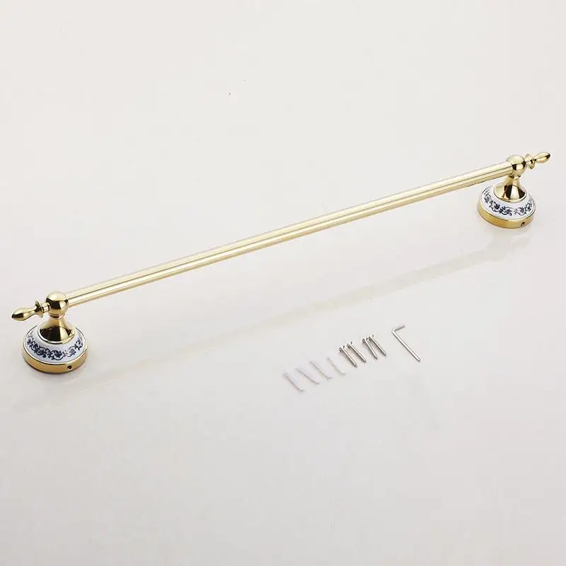

brass Gold Single Towel Bar,Towel Holder, Towel rack Solid Brass & copper Made,golden Finish, Bathroom Accessories