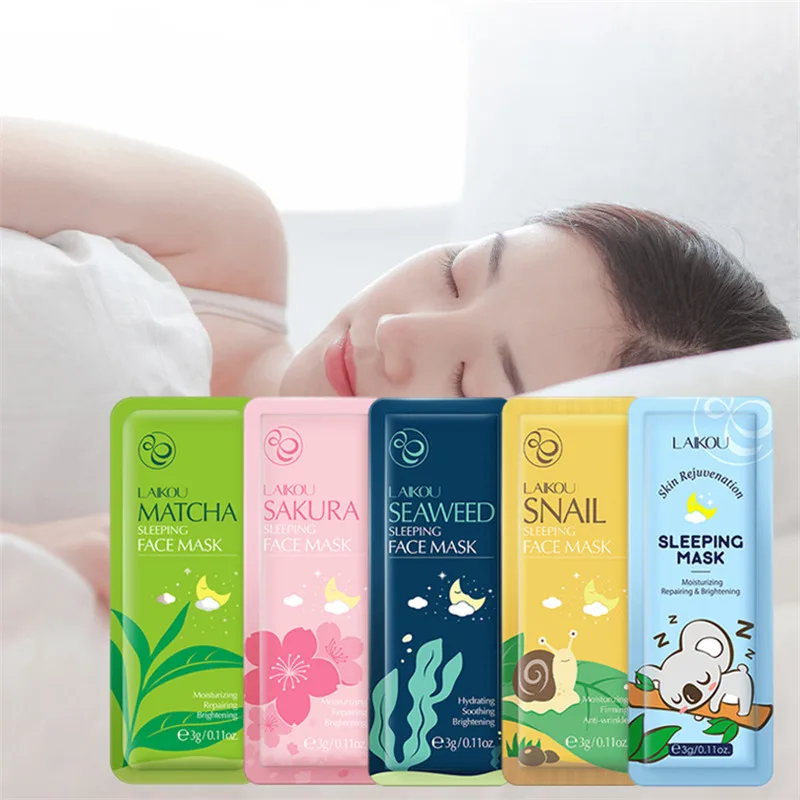 5 шт. увлажняющая маска для лица с экстрактом улитки | Красота и здоровье