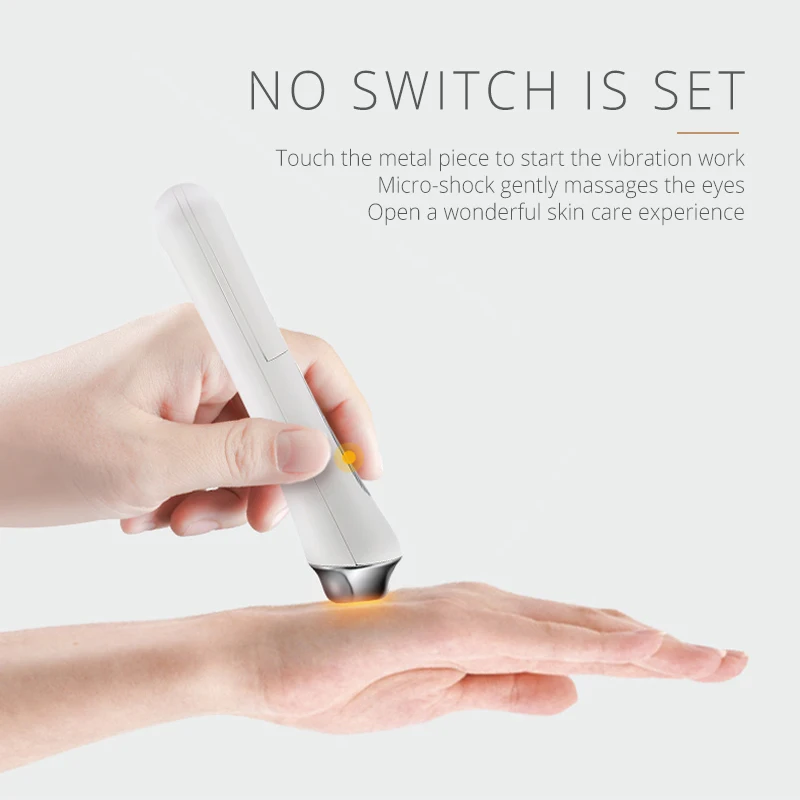 Электрическое мини устройство для массажа глаз ручка лица вибрация тонкое лицо