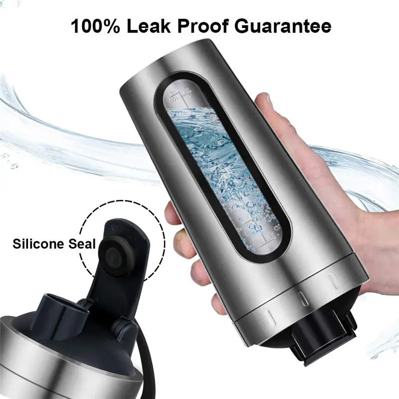 28 унций сывороточный протеин порошок Спортивная шейкер бутылка из нержавеющей