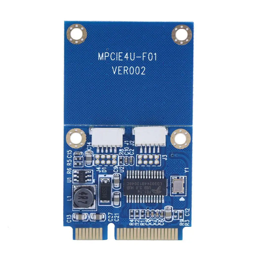 Адаптер Mini PCI-E-Dual USB mPCIe в 5 Pin 2 порта USB2.0 карта преобразователя | Компьютеры и офис