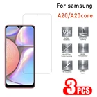 3 шт. Защитное стекло для Samsung A20 A20core Защита экрана для Samsung A20 A20core HD защитное стекло