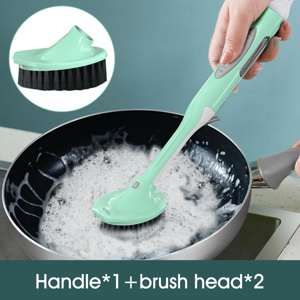 

Kitchen Brush Utensils Cleaner Dish Washing Tools Bowl Pot Pan Non-Stick Oil Washing Pot Brush Sink Stove Cleaning Brush