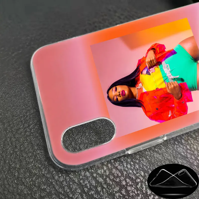 Роскошный мягкий силиконовый чехол для телефона с изображением Меган Тори Apple