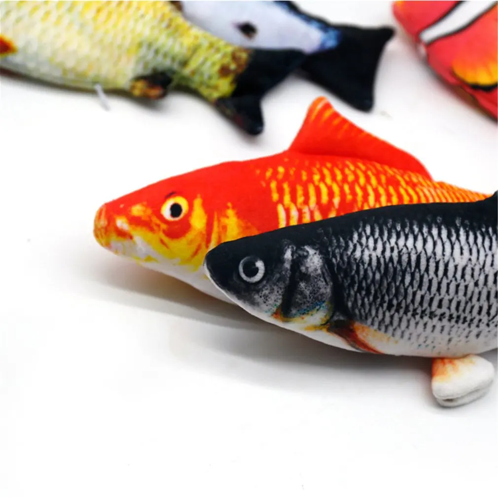 

Electric Fish Pet Toys Plush Children Toys Beating Fish Toys Clownfish Electric Toys Cat Toys Chew Toys Pet Favorites Toy