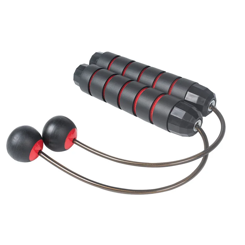 

Wire Weight-bearing Jump Rope Ball Training Sports Cordless Skipping Rope Bearing Students Race Professional Equipment 07JW369