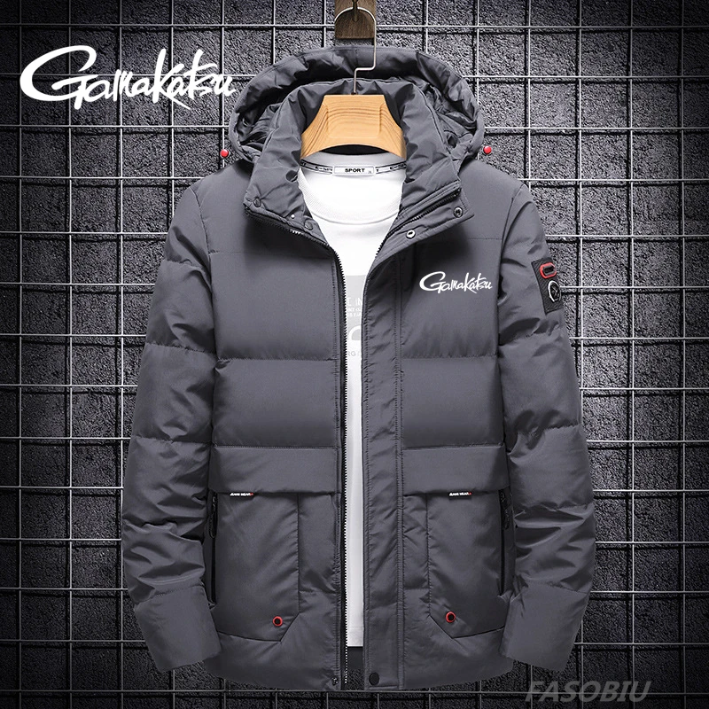 

Мужская бархатная теплая ветрозащитная куртка Gamakatsu, зимняя одежда для рыбалки, уличная спортивная одежда для пешего туризма, 2021