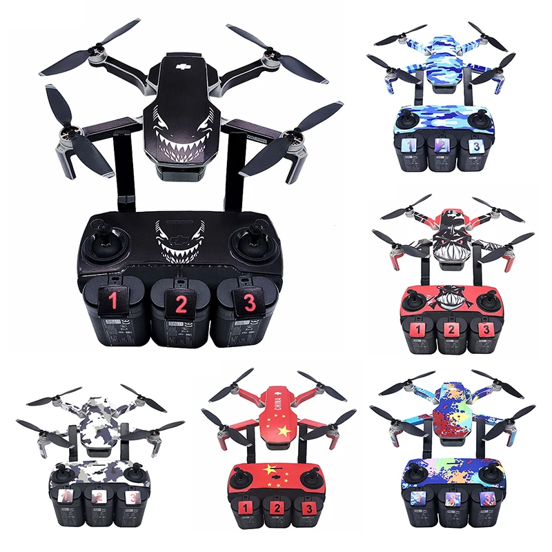 DJI Mavic Mini Royal мини-наклейка на корпус с пультом дистанционного управления все включено защитная пленка флуоресцентная Водонепроницаемая импортная бесшовная Защита от царапин