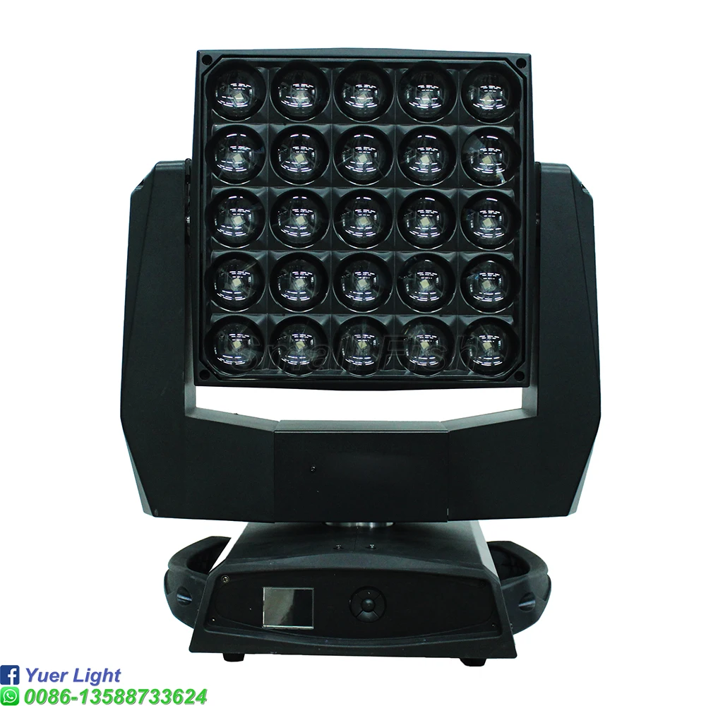 Goede 1200W Led Lier Moving Head Licht 25X40W Rgbw Lamp Matrix Beam Moving Head Led Party Licht Dj Podium Licht Muziek Night Disco Lamp