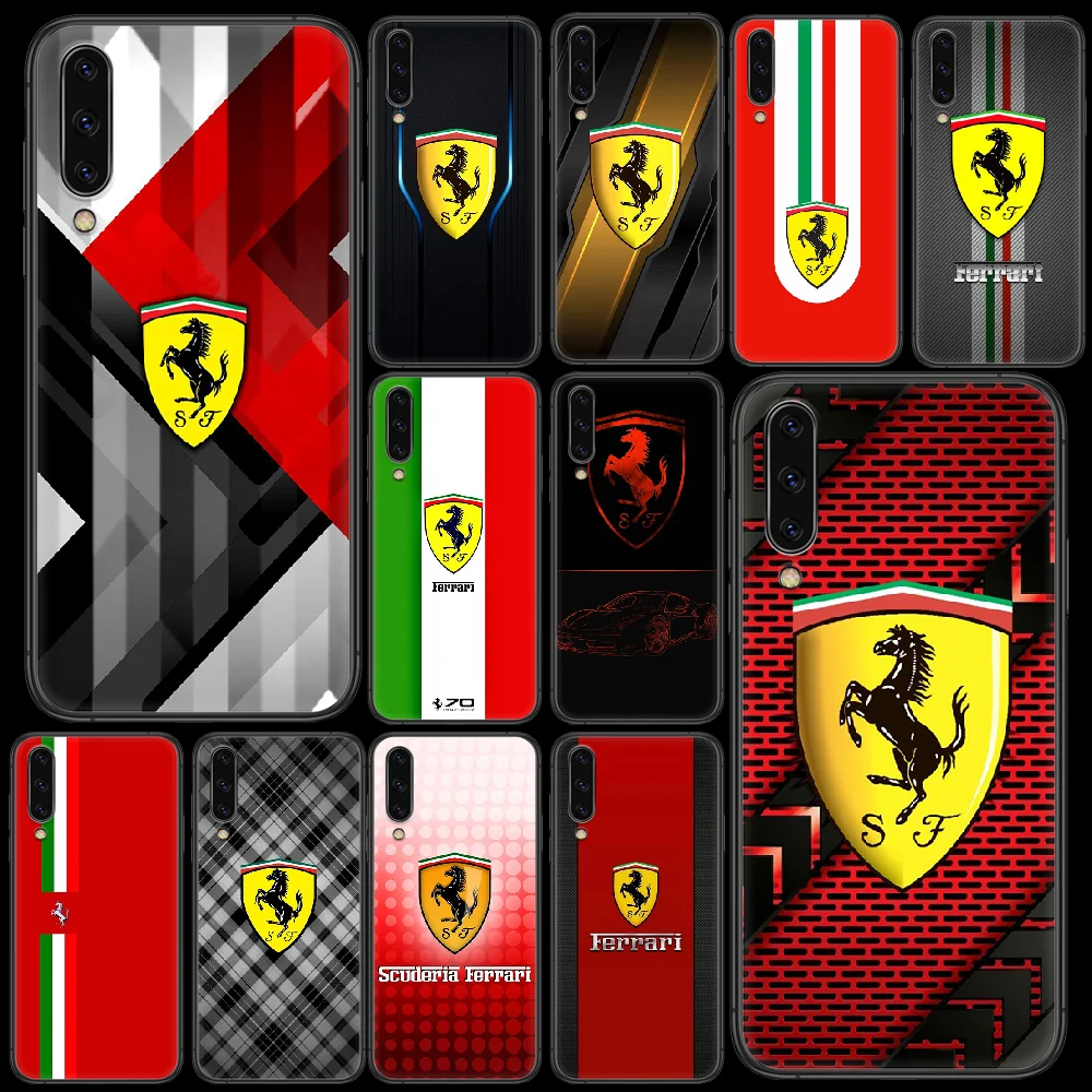 Чехол для телефона Sport car ferrari мягкий черный чехол Samsung Galaxy A 72 71 70 52 51 41 40 31 30 21 20 10 S J 5