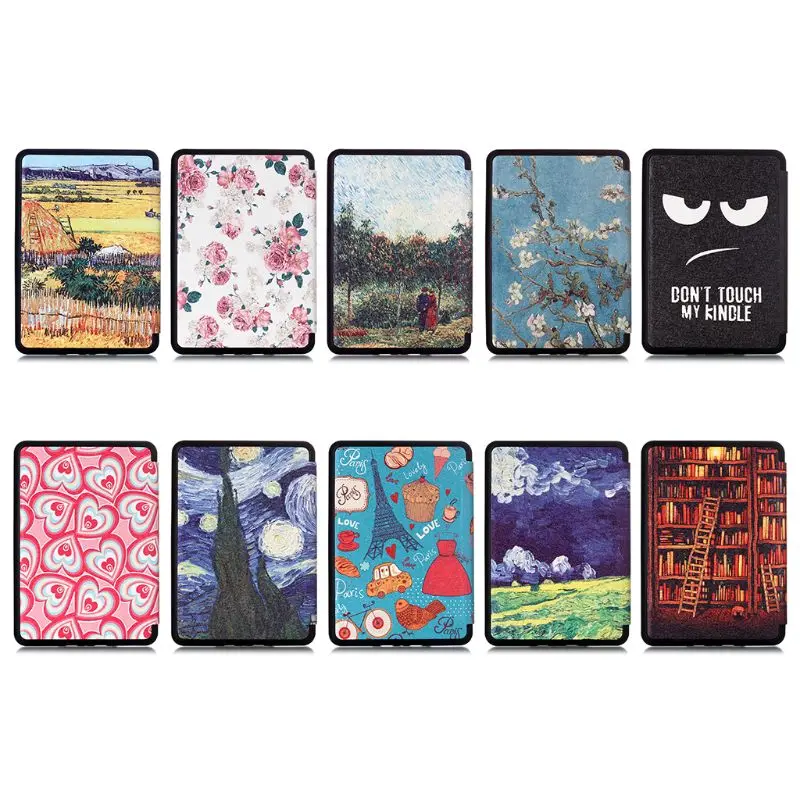 

TPU Soft Case For Amazon Kindle Paperwhite 4 Smart Cover Painting eBook Case for Kindle Paperwhite4 with Auto Dropshipping