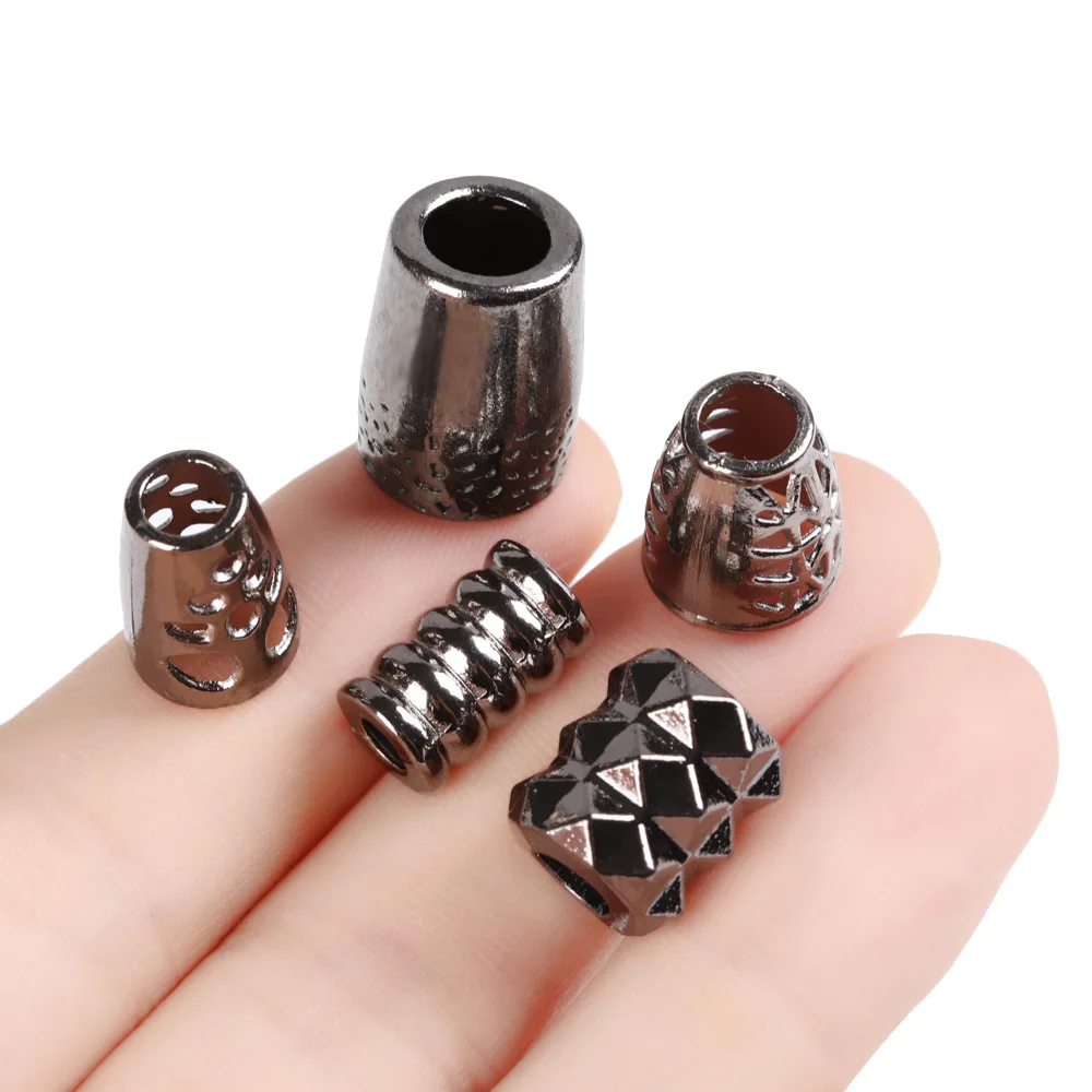 10 шт металлические бусы на веревочке амулеты пряжки для паракордовый браслет