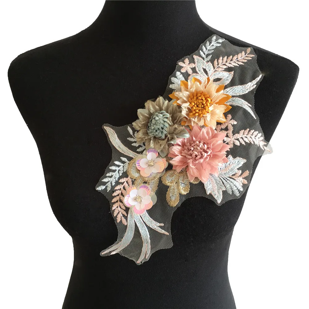 

Mesh Embroidery Lace Collar Decoration Sewing Neckline DIY Craft Clothing Accessories