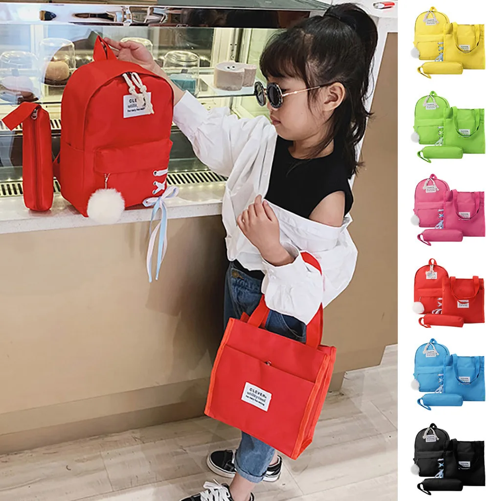 Новый водонепроницаемый нейлоновый рюкзак для женщин Детский школьная сумка