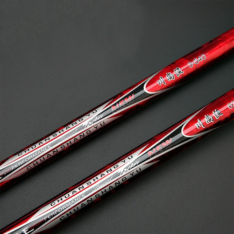 Углеродное волокно 1 шт. Супер жесткий 2 7 м-6 3 м морская выдра красная Удочка льда