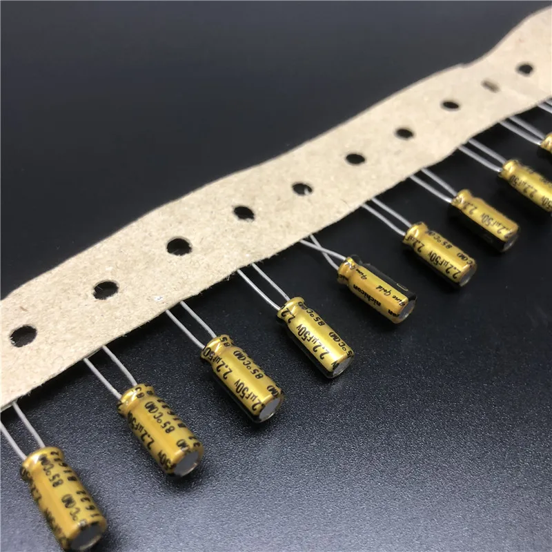 10Pcs/50Pcs 2.2uF 50V NICHICON FG Fine Gold 5x11mm 50V2.2uF Top Grade Audio Capacitor | Электронные компоненты и