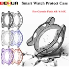 Защитный чехол для Garmin Fenix 6 Fenix 6s 6X, мягкий кристально прозрачный защитный чехол из тпу, чехол-рамка, аксессуары для умных часов