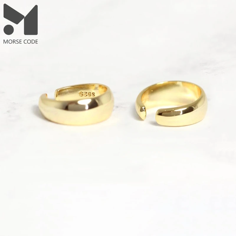 

MC Minimalist Clip Earrings for Women Female Lady Girl Ear Rings Smooth Simple Pendientes