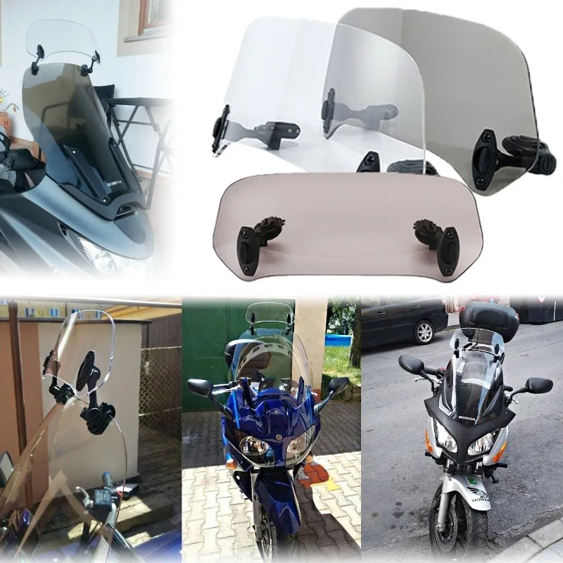 Запчасти для мотоциклов Регулируемый зажим на лобовое стекло расширение спойлер