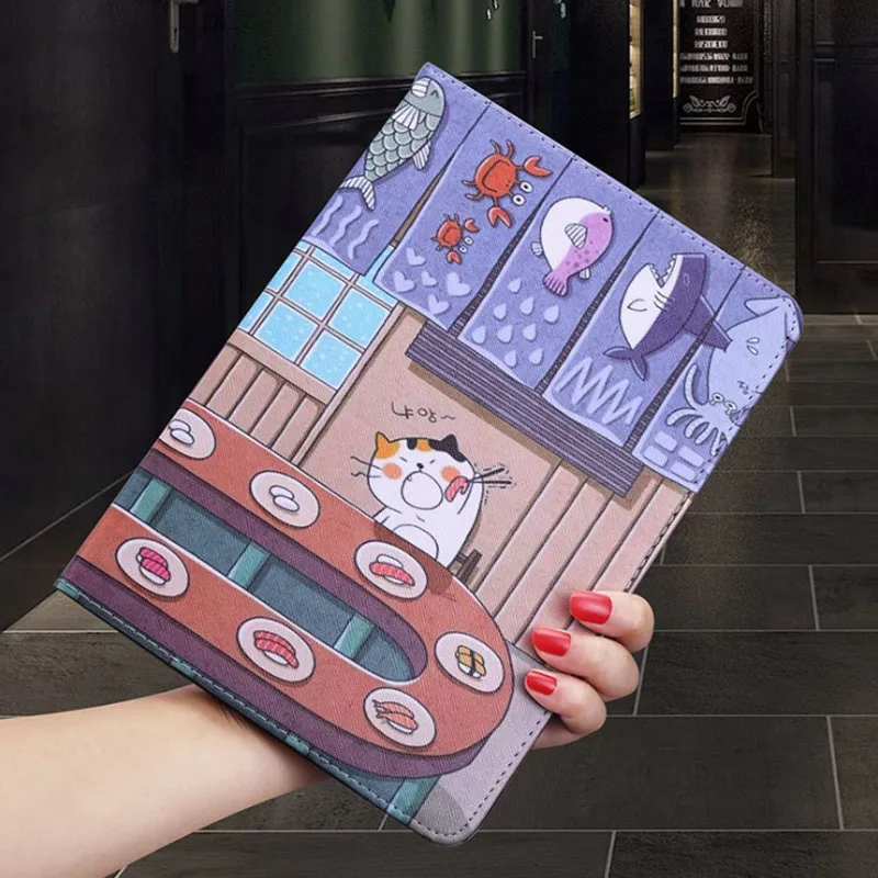 Cartoon Case For iPad Mini 2 3 4 5 Air 1/2 Pro 9.7 10.5 Pu Leather Stand Cover New 10.2 Tablet | Компьютеры и офис