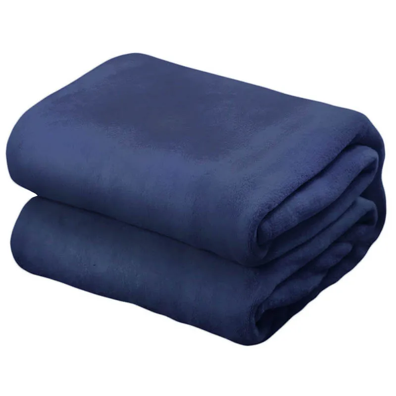 DIDIHOU мягкое однотонное одеяло для кроватей из флиса фланели покрывало взрослых