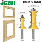 Фрезерный резак с угольной рамой, 8 мм, хвостовик 38 мм, 64 мм, насадка для дверных ножей, резак для деревообработки