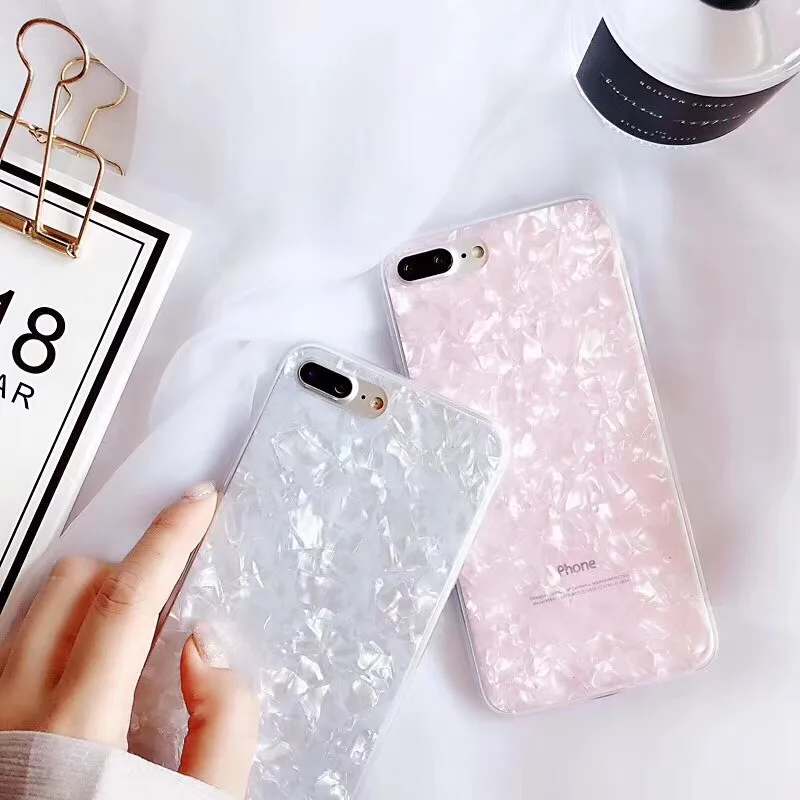 Модный мраморный чехол с раковиной для телефона Samsung Note 10 S10 Plus S9 S8 S10E 8 9 акриловый