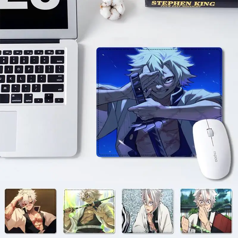 

Personalized Demon Slayer Sanemi Shinazugawa Mouse Mat Small Pads Family Laptop Gamer Rubber Mouse Mat Desk Gaming Mousepad Mat