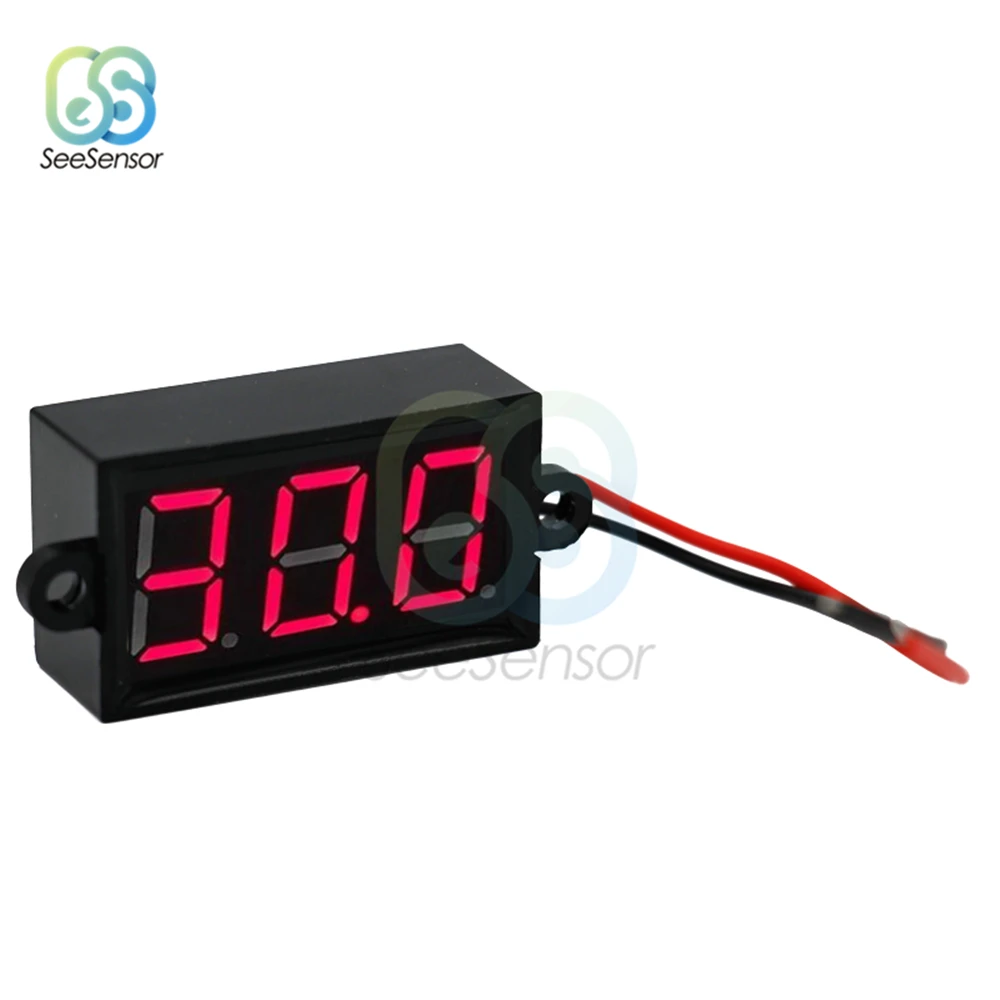 Водонепроницаемый цифровой вольтметр с светодиодный-дисплеем 3 5-30 в |