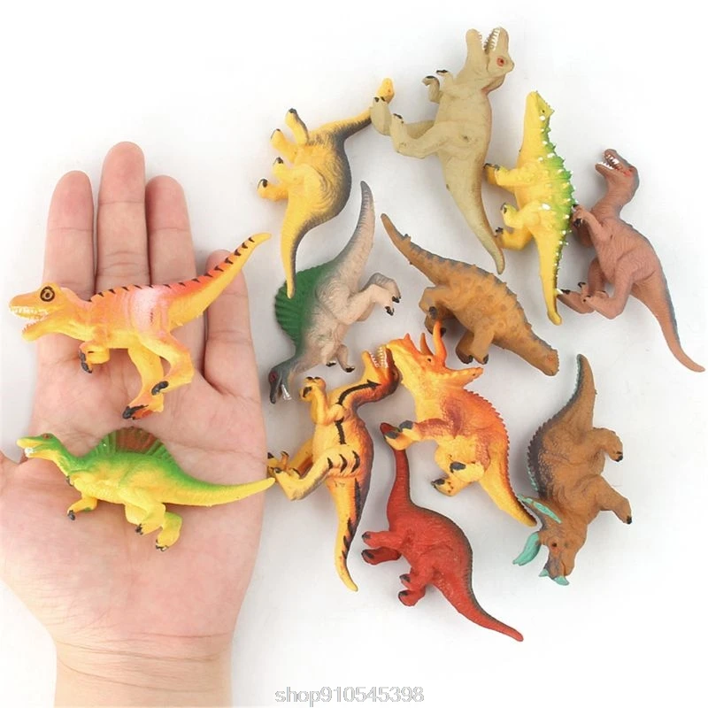 

12pcs Action&Toy Figures Model Brachiosaurus Plesiosaur Tyrannosaurus Dragon Dinosaur Animal Model N06 20 Dropshipping