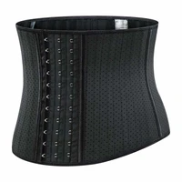 latex waist trainer body shaper tummy corset colombian girdles slimming belt waist cincher 25 steel bone workout shapewear 6xl