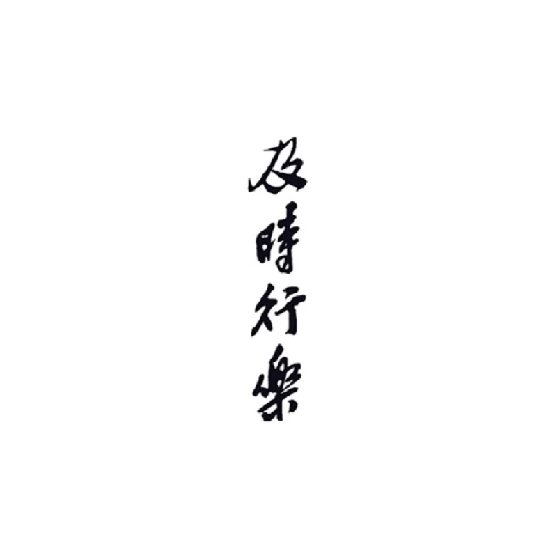 

130MM×25MM tattoo stickers, long lasting, waterproof, women, timely fun, text lovers, black and white new products